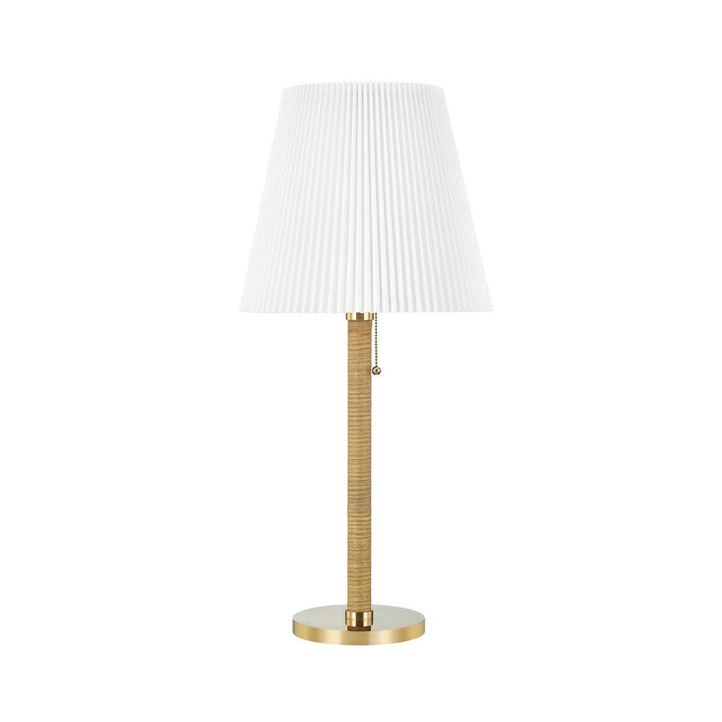 Hudson Valley Lighting Dorset Aged Brass 13.5W x 13.5L x 28.5H Table Lamp