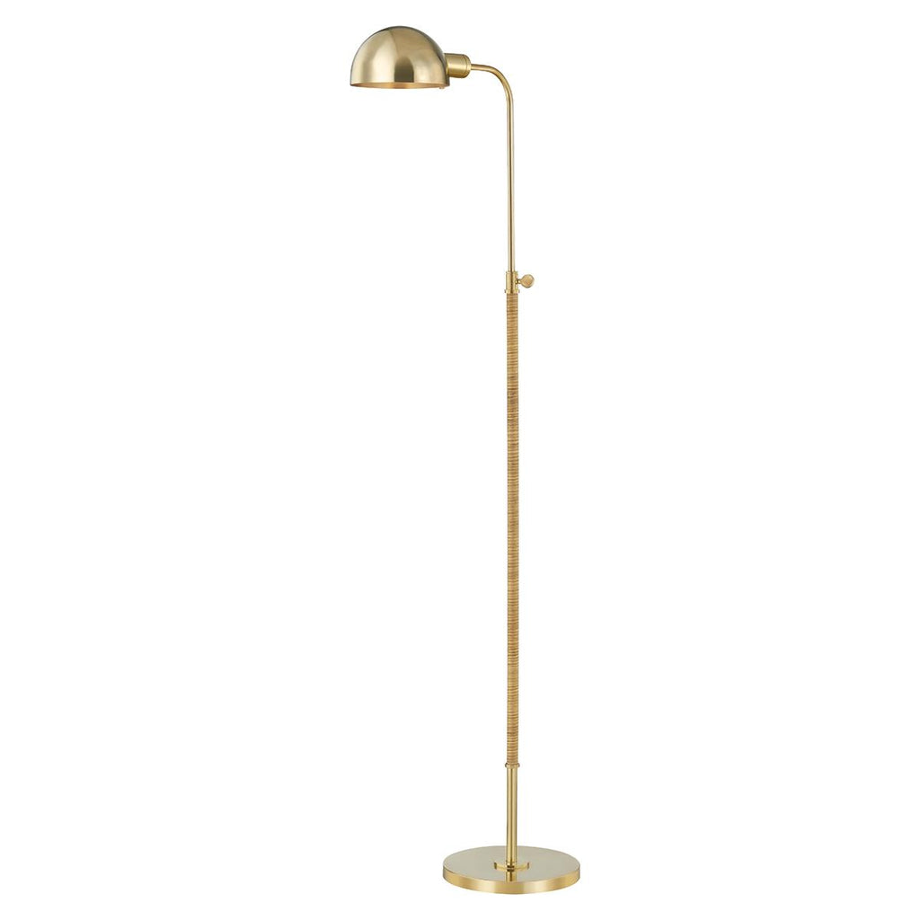 Hudson Valley Lighting Devon Aged Brass 10W x 10L x 50.75H Floor Lamp