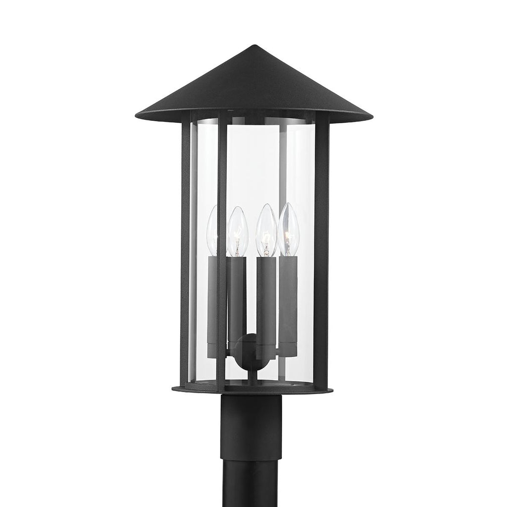 Troy Lighting Long Beach TEXTURED BLACK 13W x 13L x 21.75H Floor Lamp