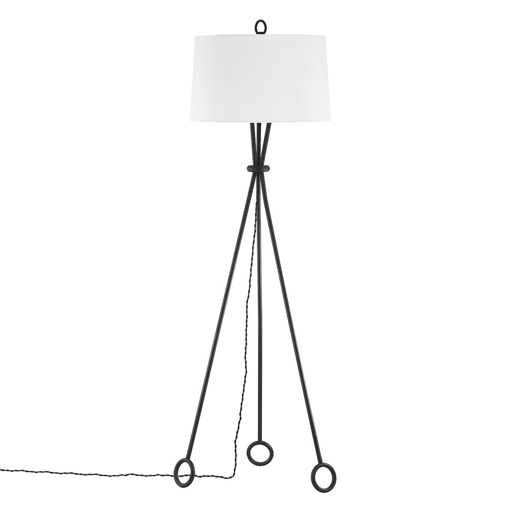 Troy Lighting Santa Monica FORGED IRON 20.75W x 20.75L x 67.75H Floor Lamp