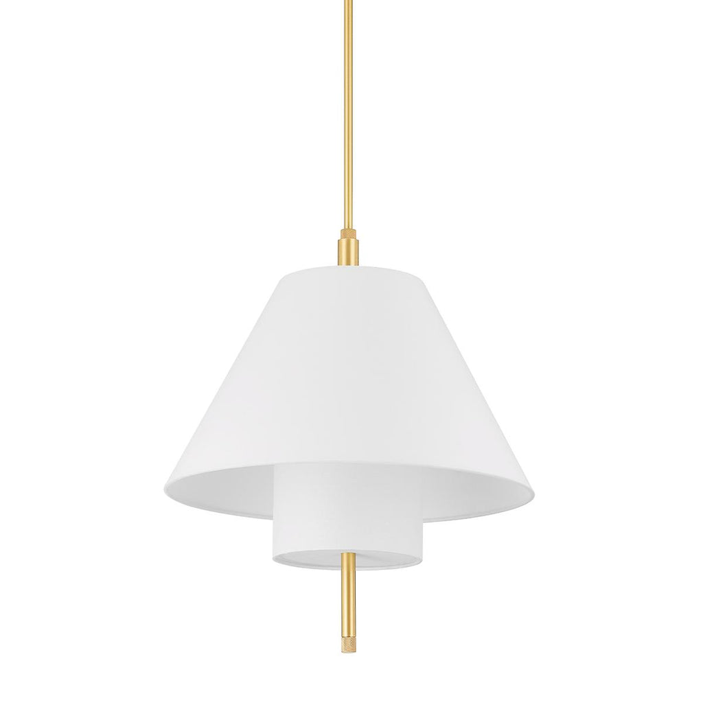 Hudson Valley Lighting Glenmoore Aged Brass 20W x 20L x 27.5H Pendant