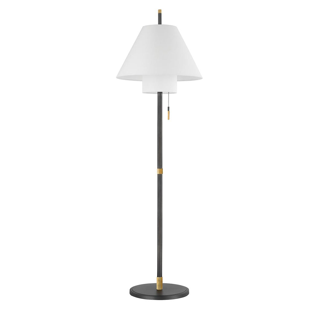 Hudson Valley Lighting Glenmoore Aged Brass 20W x 20L x 66.25H Floor Lamp