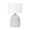 Troy Lighting Torrance Ceramic Weathered Grey 18W X 18L X 27.5H Table Lamp