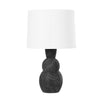 Troy Lighting Fortuna Ceramic Etched Black 15.5W X 15.5L X 26.5H Table Lamp