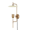 Troy Lighting Manti Patina Brass And Soft Sand 9.75W X 9.75L X 23.75H Wall Sconce