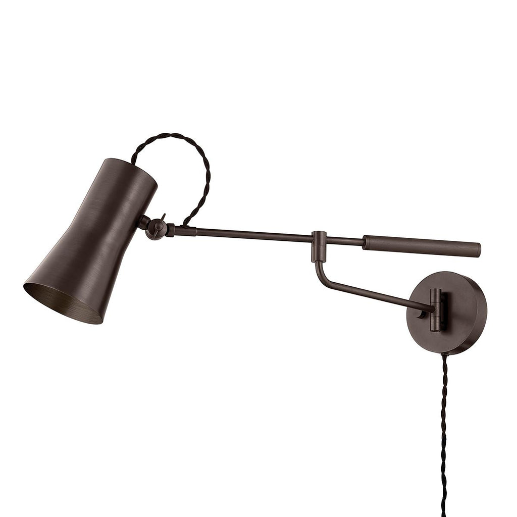 Troy Lighting NOVEL Bronze 4.75W x 4.75L x 7.75H Wall Sconce