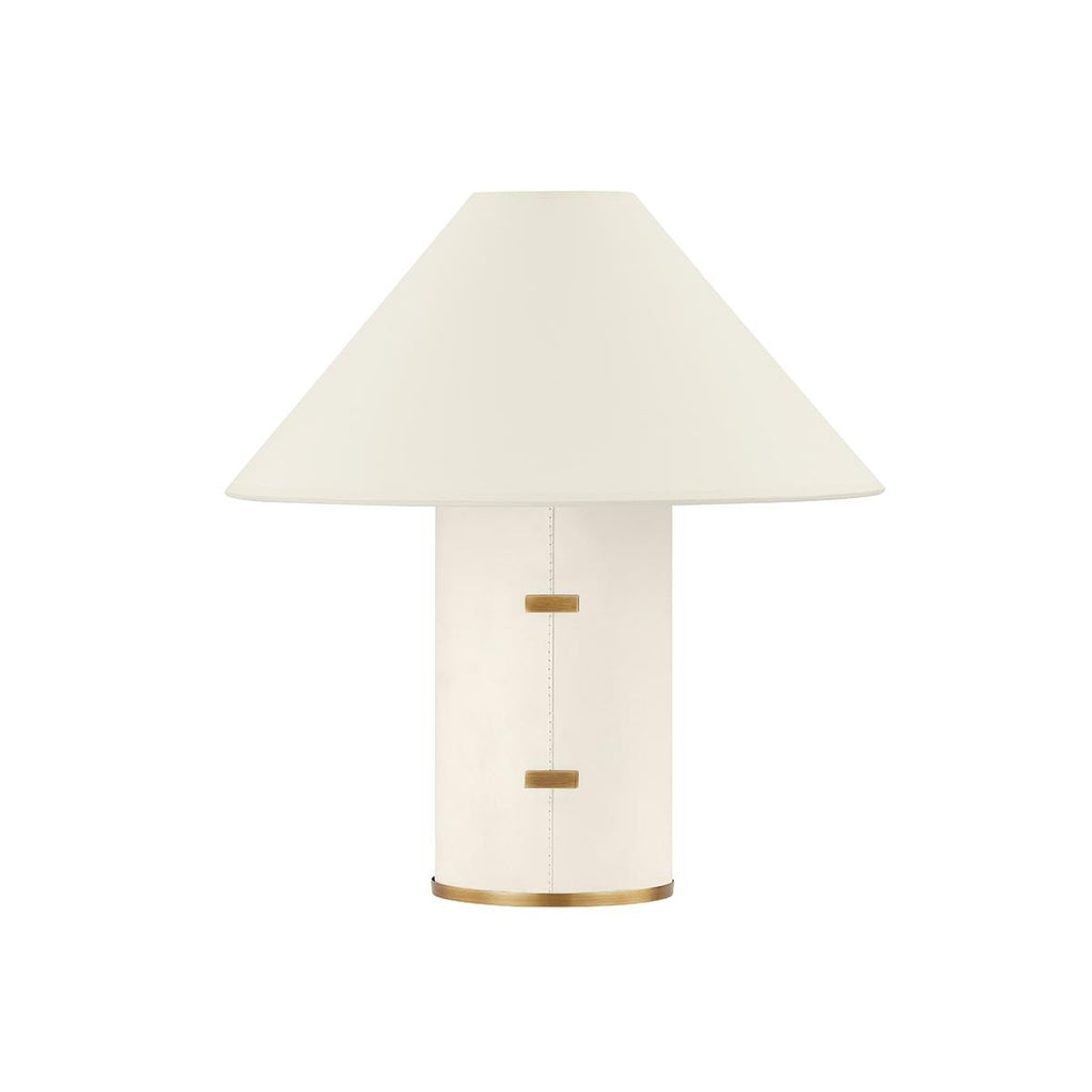 Troy Lighting Bond PATINA BRASS 14W x 14L x 15H Table Lamp