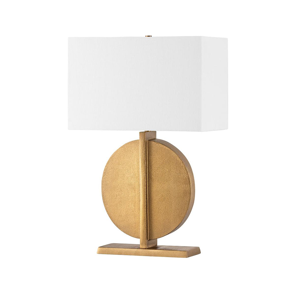 Troy Lighting Colma PATINA BRASS 15.5W x 10.5L x 26H Table Lamp