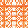 Brunschwig & Fils Pavilion Trellis Orange Fabric