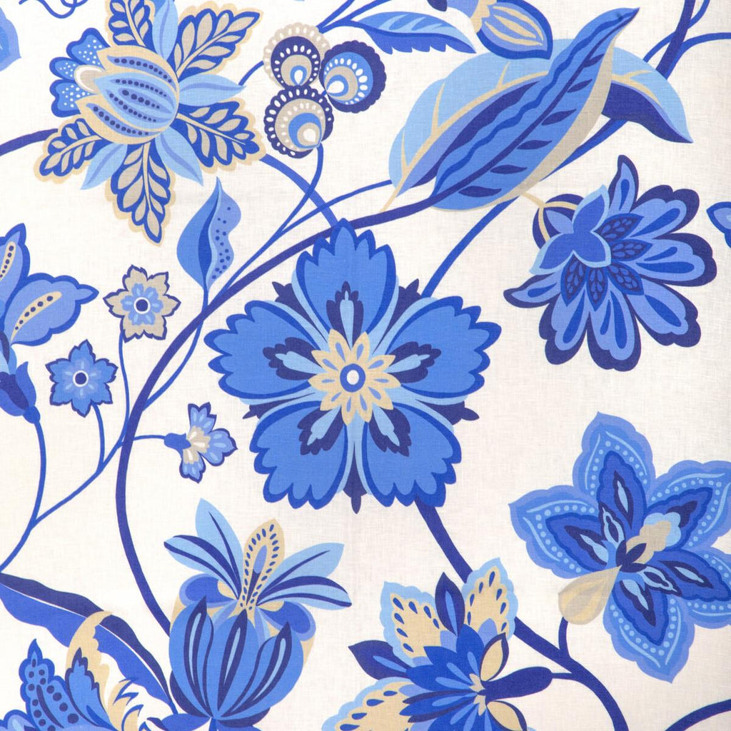 Brunschwig & Fils BOTANIQUE PRINT BLUE Fabric