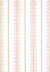 Anna French Fern Stripe Blush Fabric