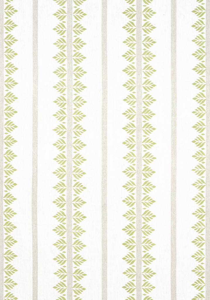 Anna French FERN STRIPE Green Fabric