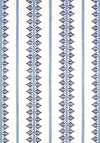 Anna French Fern Stripe Navy Fabric