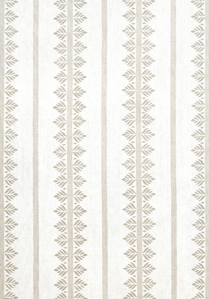 Anna French FERN STRIPE Beige Fabric