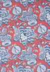 Anna French Westmont Red And Blue Fabric