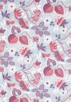 Anna French Indienne Hazel Red And Blue Fabric