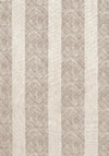 Anna French Clipperton Stripe Brown On Natural Fabric