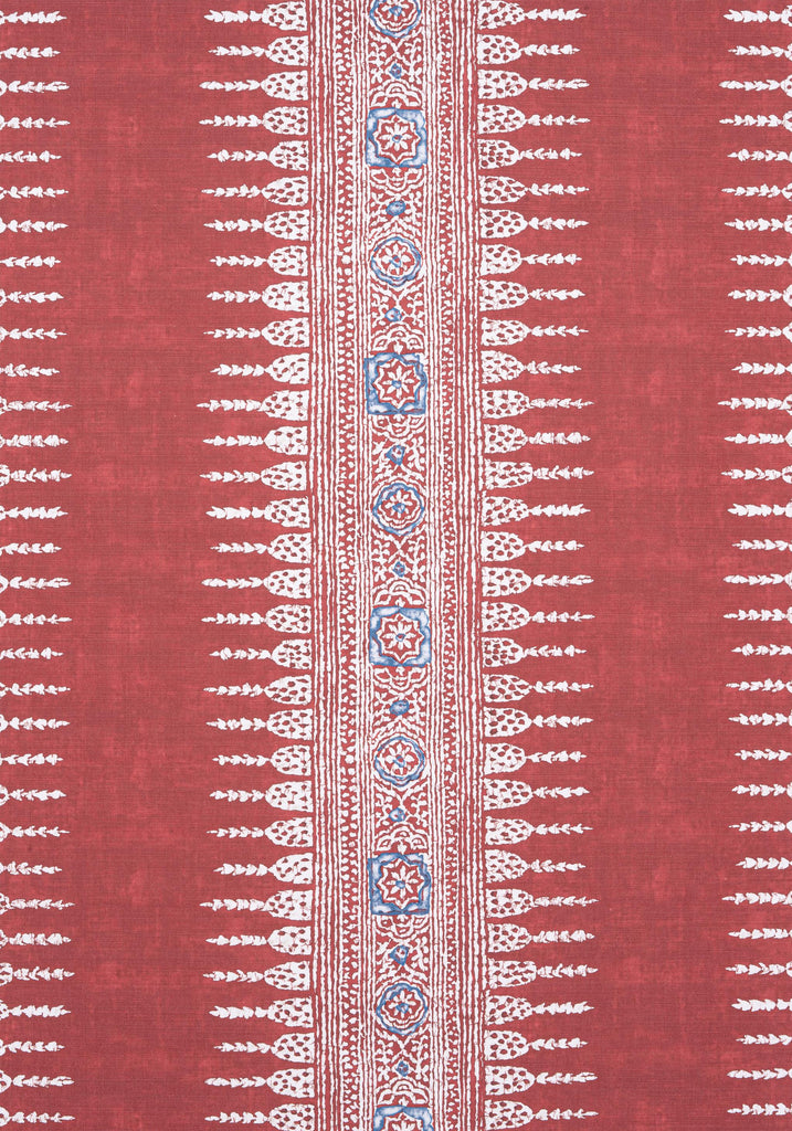 Anna French JAVANESE STRIPE Red Fabric