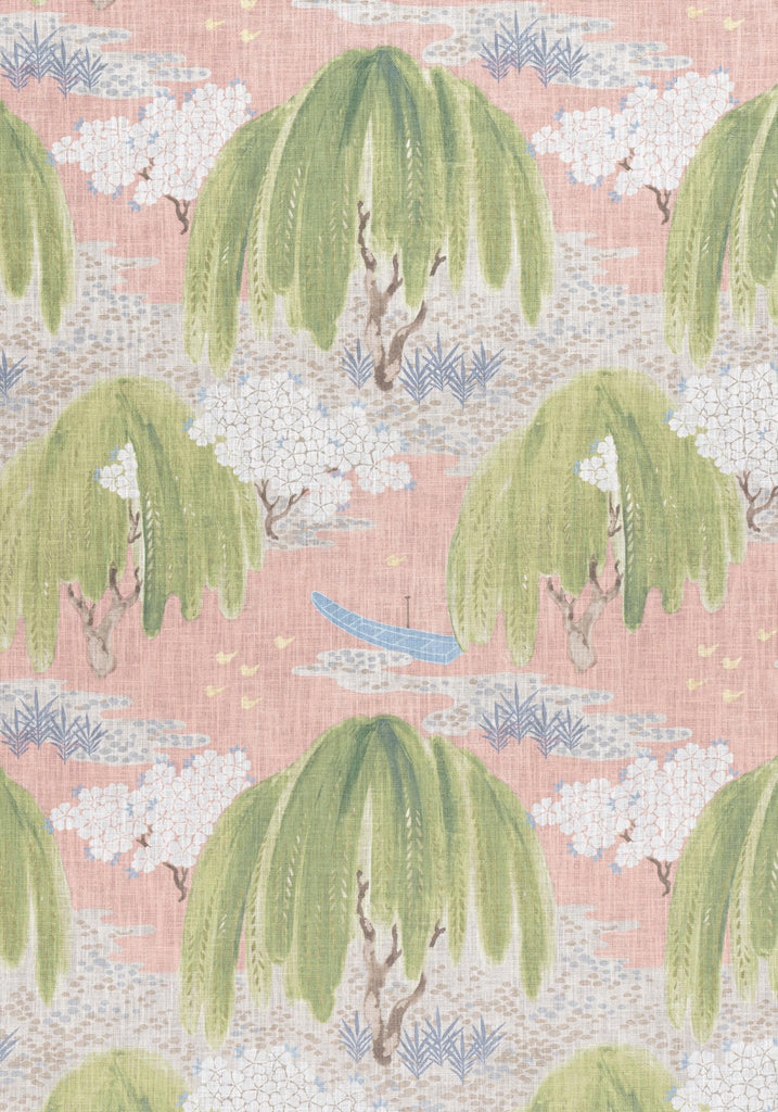 Anna French WILLOW TREE Blush Fabric