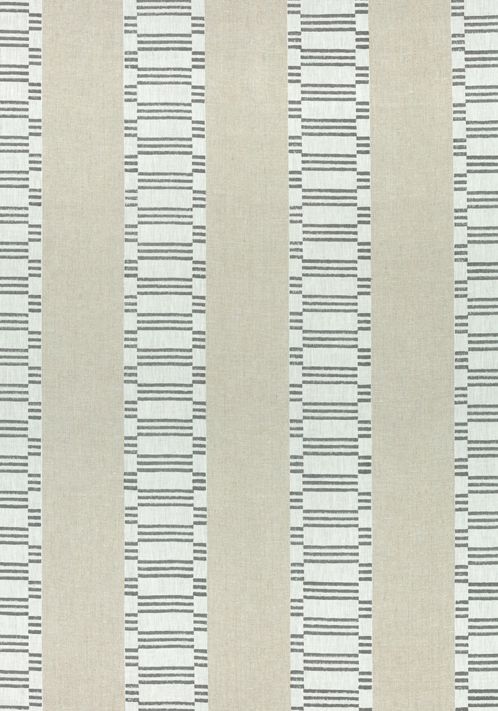 Anna French JAPONIC STRIPE Grey Fabric