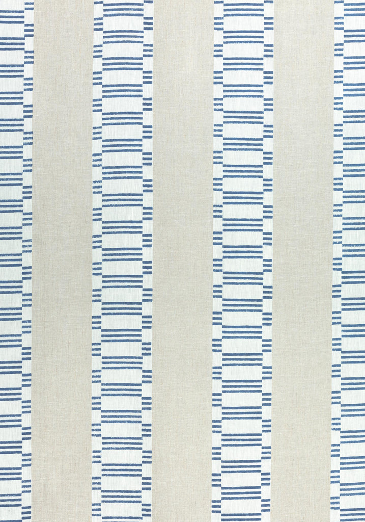 Anna French JAPONIC STRIPE Navy Fabric