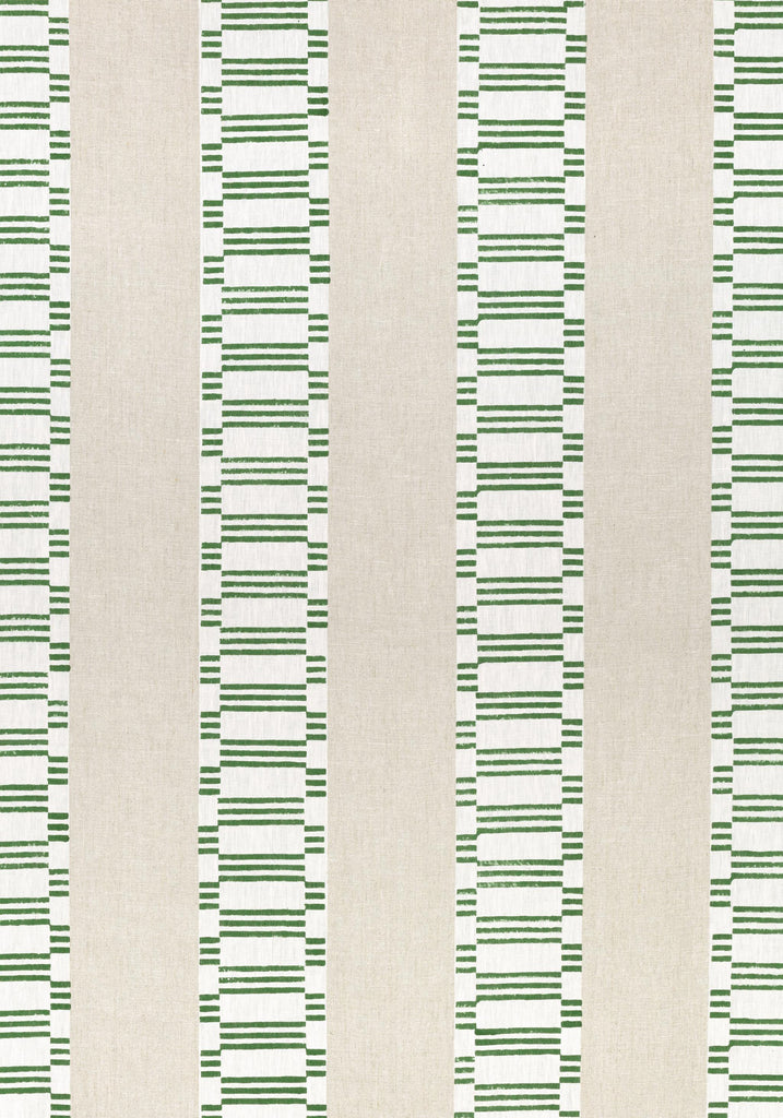 Anna French JAPONIC STRIPE Emerald Green Fabric