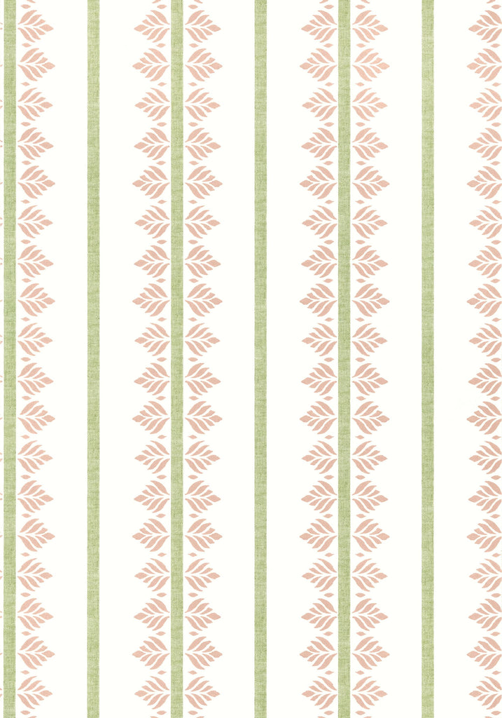 Thibaut FERN STRIPE Blush Wallpaper