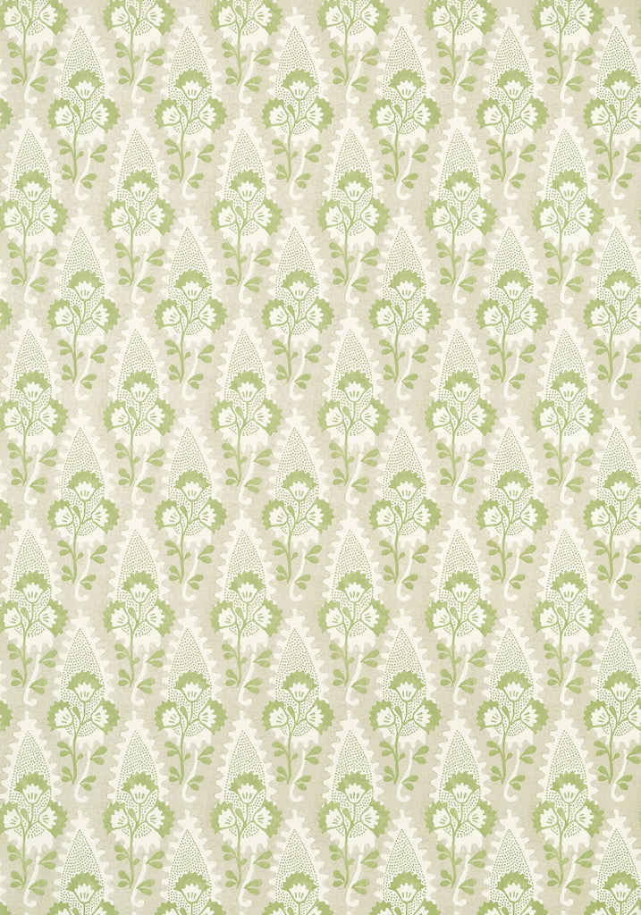 Thibaut CORNWALL Green and Beige Wallpaper