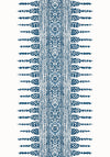 Anna French Javanese Stripe Navy And White Wallpaper