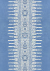 Anna French Javanese Stripe Wedgewood Blue Wallpaper