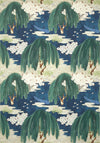 Anna French Willow Tree Navy Wallpaper