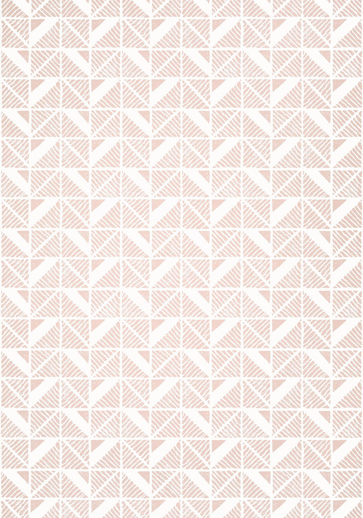 Thibaut BLOOMSBURY SQUARE Blush Wallpaper