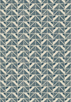 Anna French Bloomsbury Square Navy Wallpaper