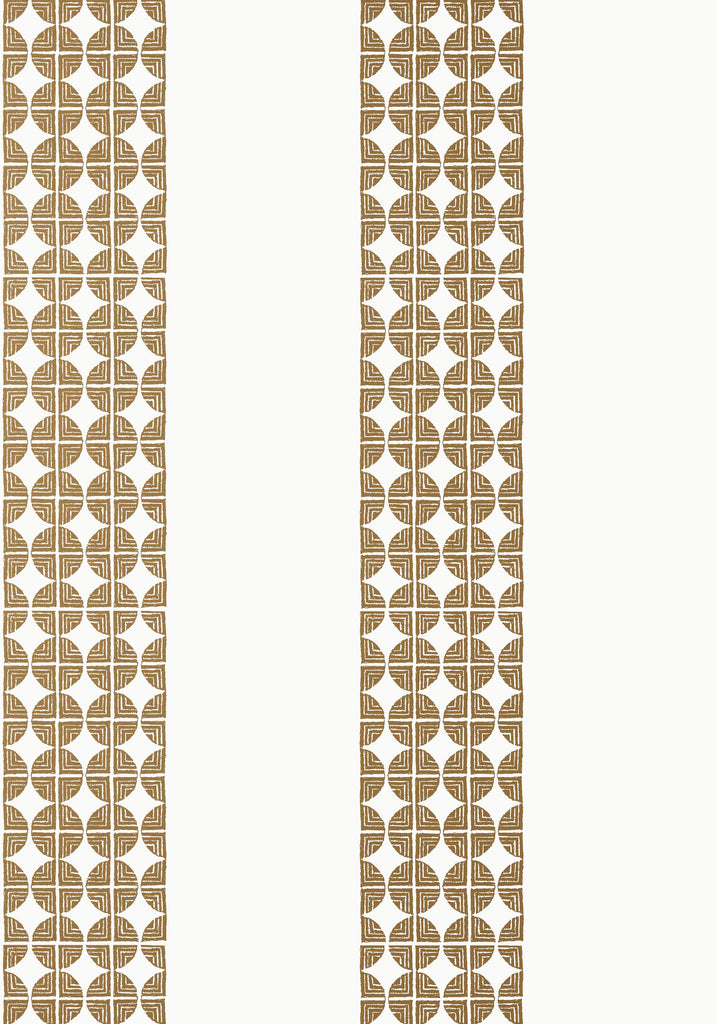 Thibaut FAIRMONT STRIPE Metallic Bronze Wallpaper