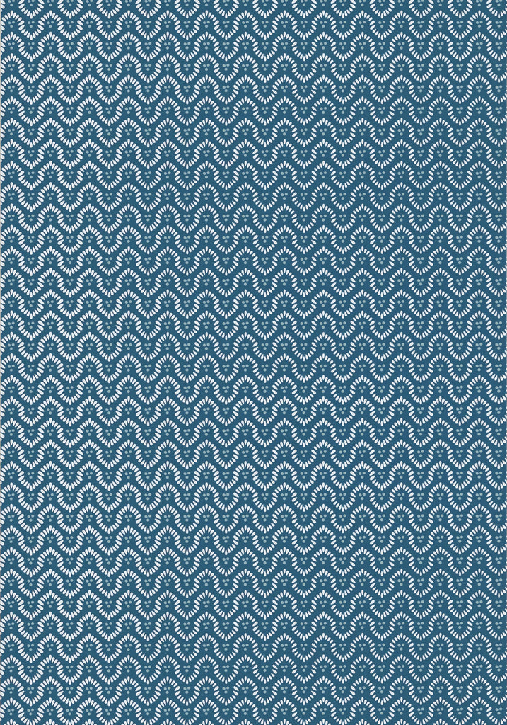 Thibaut WYNFORD Navy Wallpaper