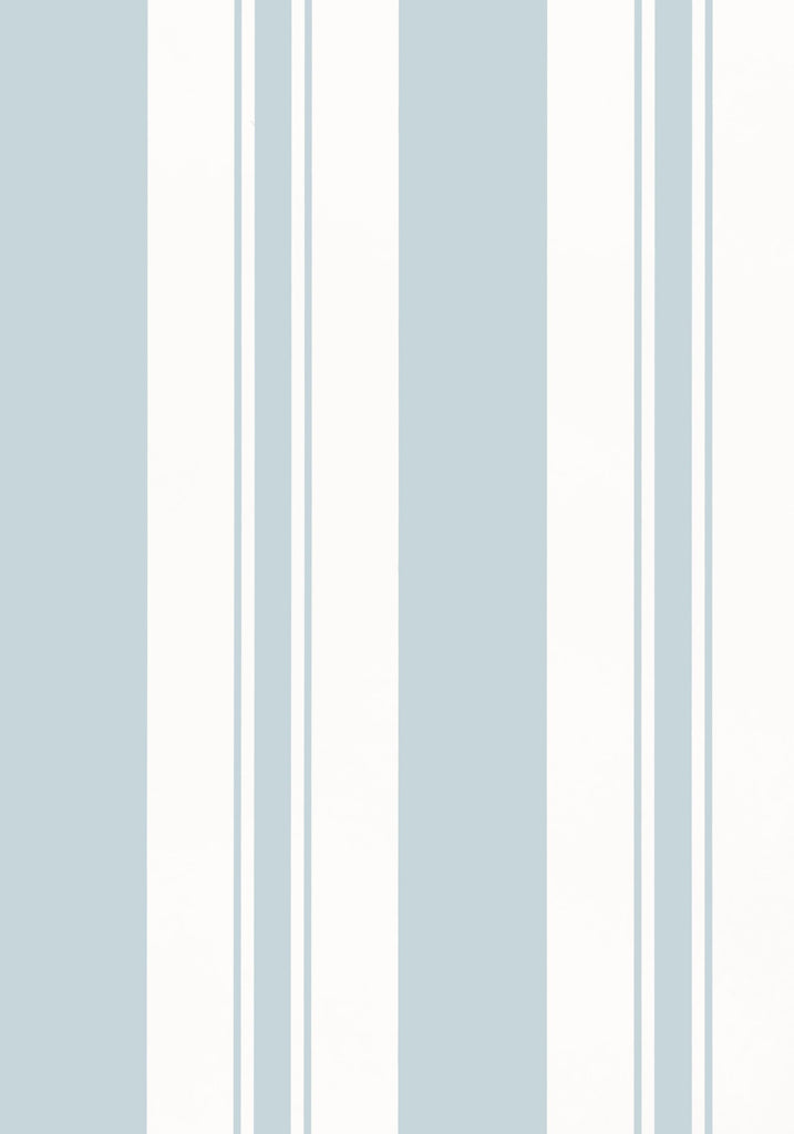 Thibaut KESWICK STRIPE Soft Blue Wallpaper