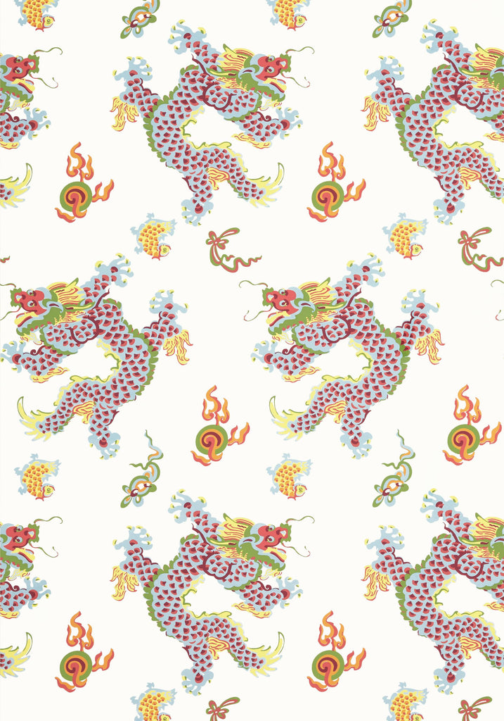 Thibaut DRAGON DANCE Multi Wallpaper