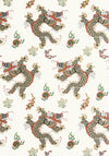 Anna French Dragon Dance Metallic Gold On Neutral Wallpaper