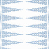 Anna French Ellery Stripe Sky Blue On White Wallpaper