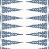 Anna French Ellery Stripe Navy On White Wallpaper