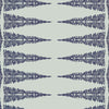 Anna French Ellery Stripe Navy On Soft Teal Wallpaper