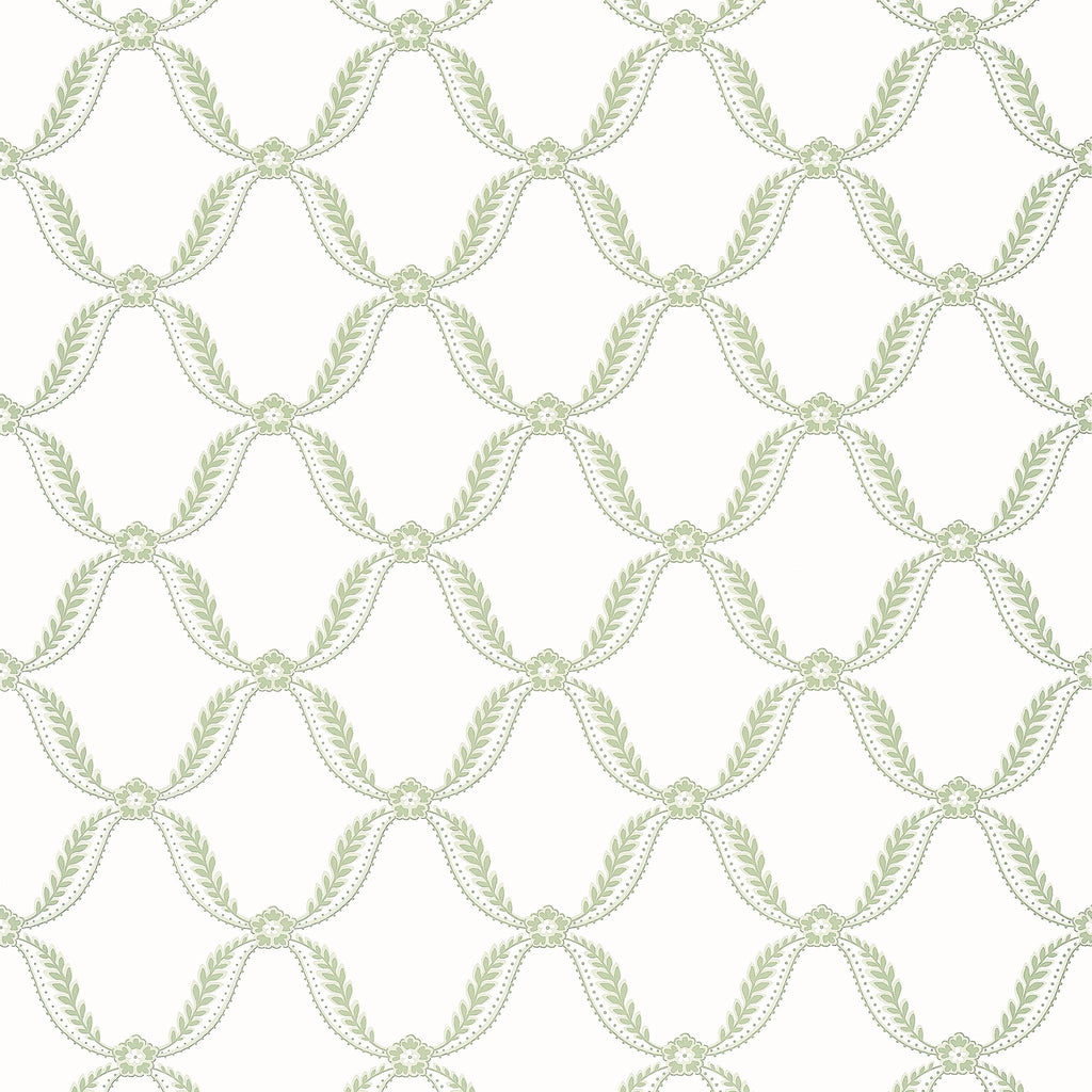 Anna French TATE TRELLIS Green Wallpaper