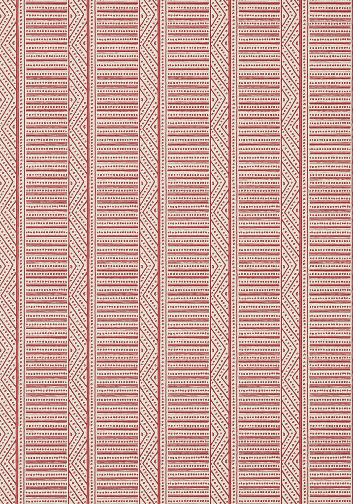 Thibaut MONTECITO STRIPE Red Wallpaper