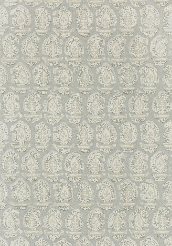 Thibaut GADA PAISLEY Grey Wallpaper