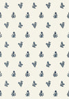 Anna French Jouy Navy On Cream Wallpaper