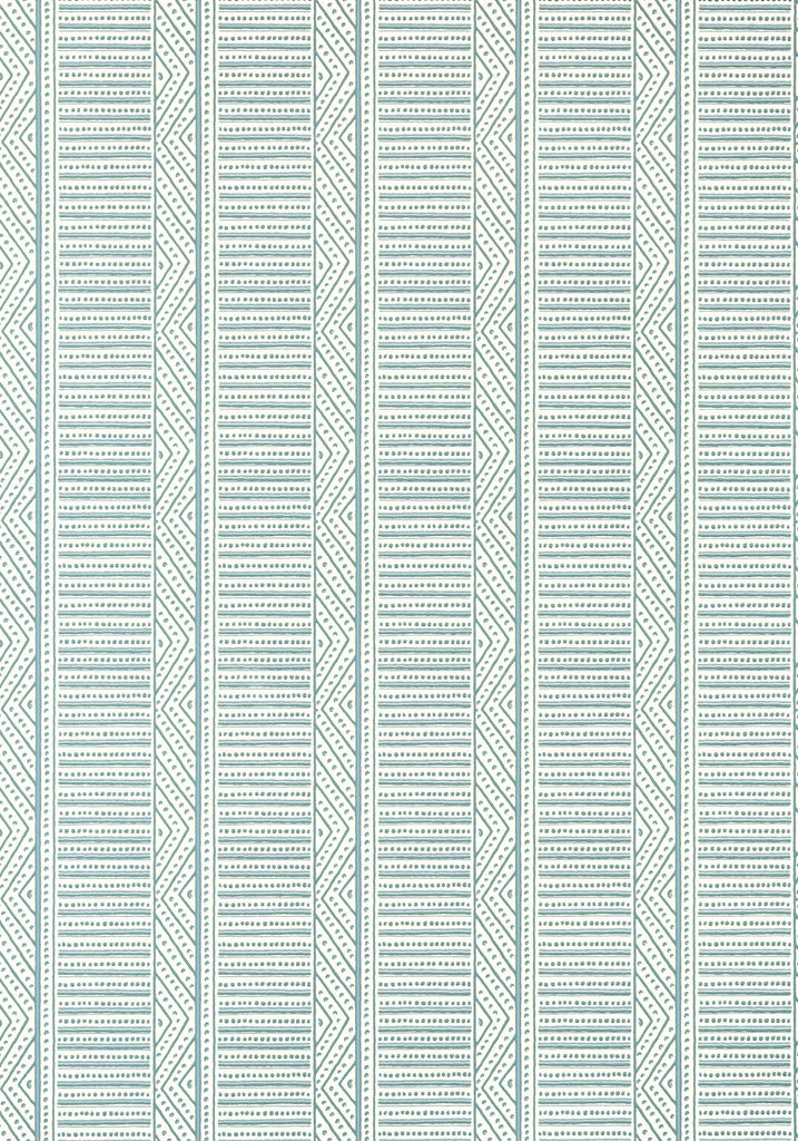 Thibaut MONTECITO STRIPE Robin's Egg Wallpaper