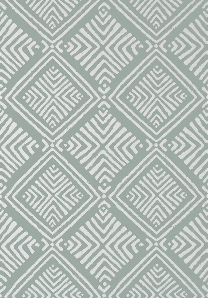 Thibaut DONAVIN DIAMOND Robin's Egg Wallpaper