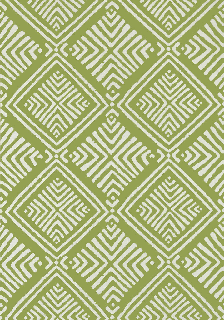 Thibaut DONAVIN DIAMOND Green Wallpaper