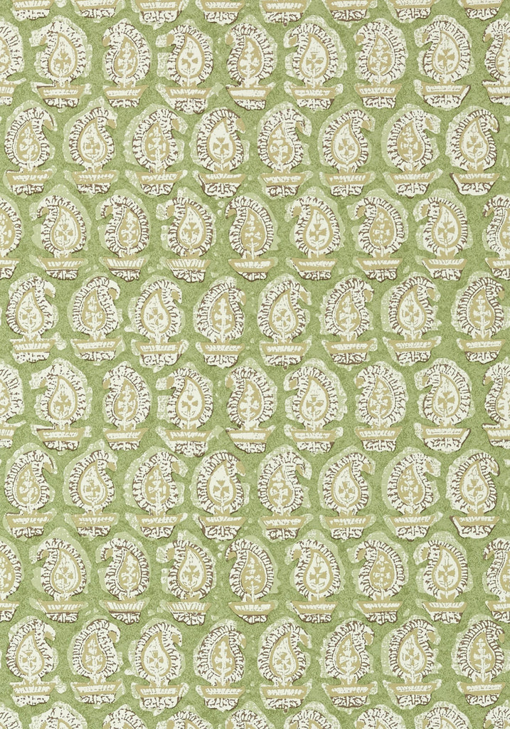 Thibaut GADA PAISLEY Green Wallpaper