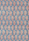 Anna French Gada Paisley Red And Blue Wallpaper